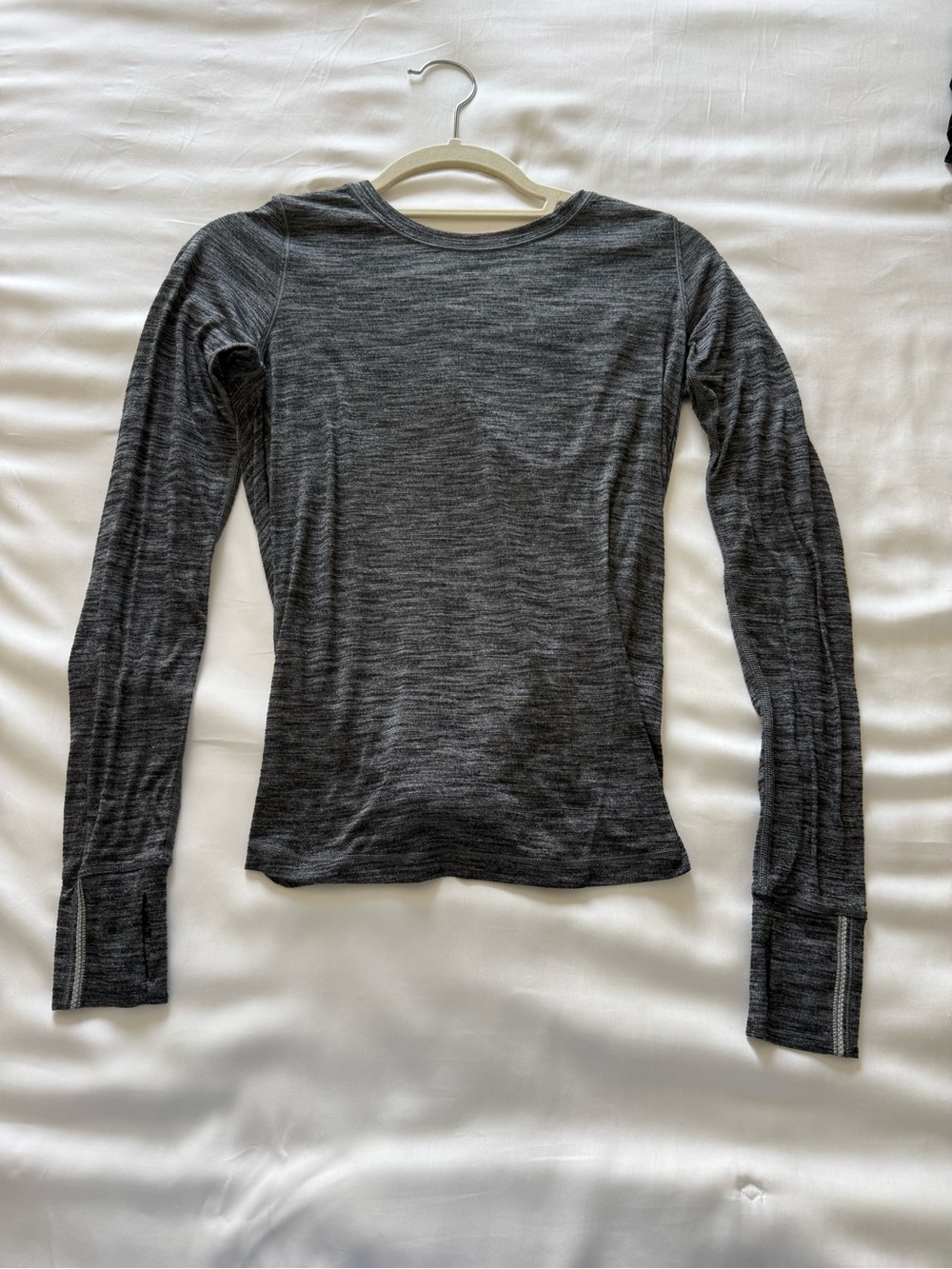 Gray Lululemon Long Sleeve Top